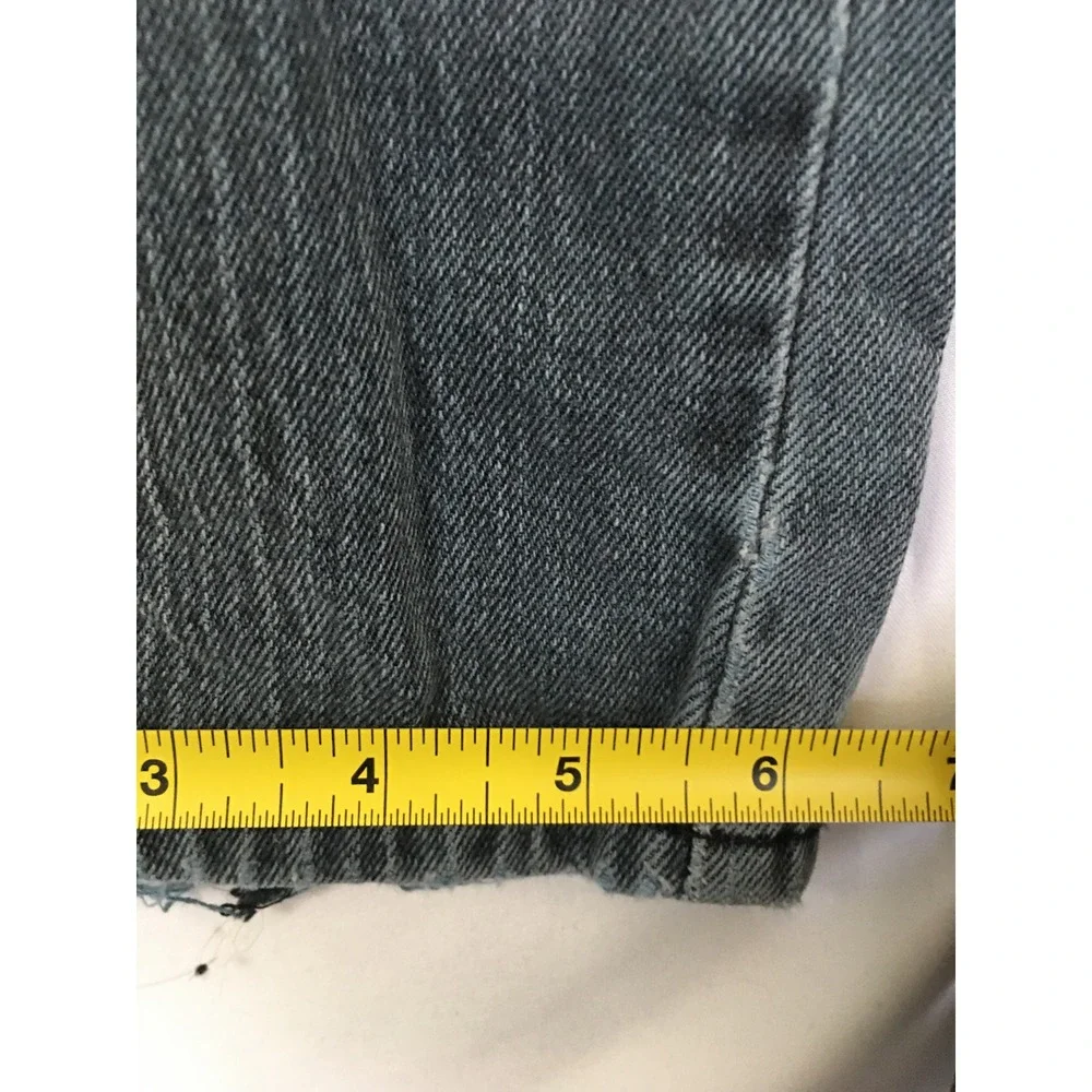 Levis 511 Skinny Jeans Mens Gray Faded Distressed Denim Pants